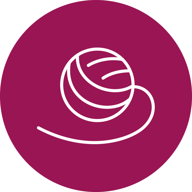 Füllung Seide Fuchsia