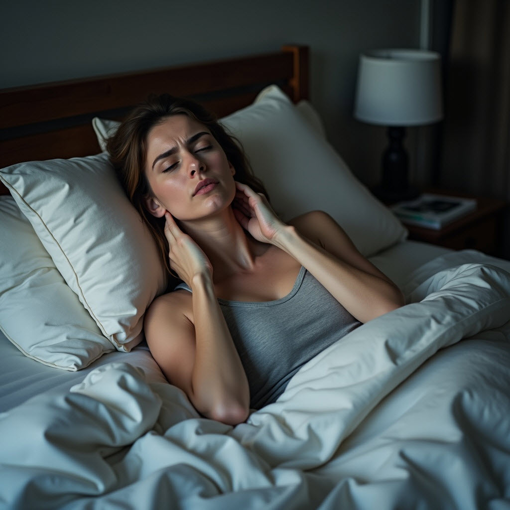 Symbolfoto Nackenschmerzen KI