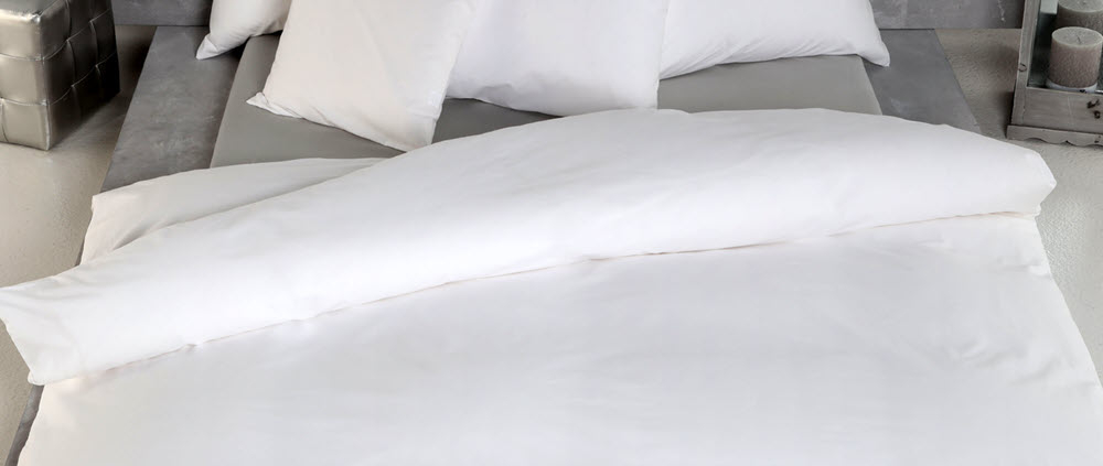 Bettwäsche Perkal weiss